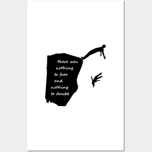 "There was nothing to fear and nothing to doubt" - Radiohead - dark Posters and Art